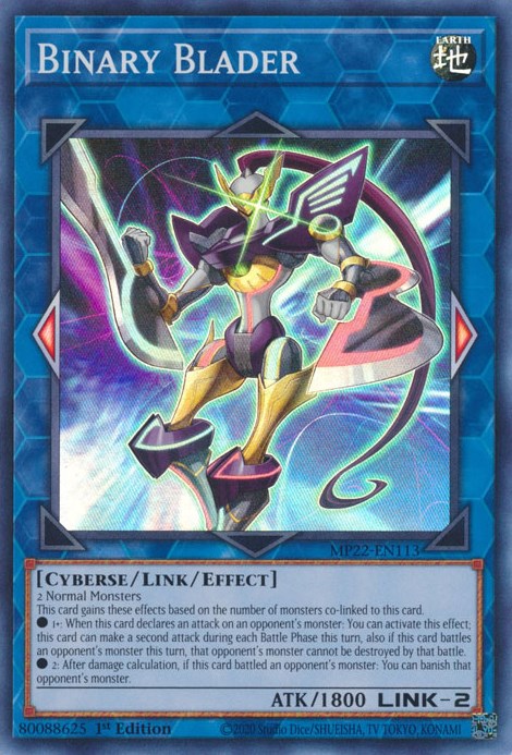 Binary Blader [MP22-EN113] Super Rare | Jomio and Rueliete's Cards and Comics