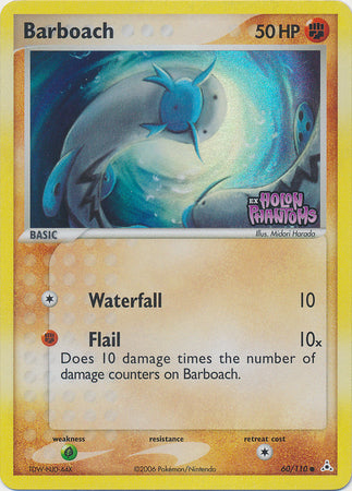 Barboach (60/110) (Stamped) [EX: Holon Phantoms] | Jomio and Rueliete's Cards and Comics