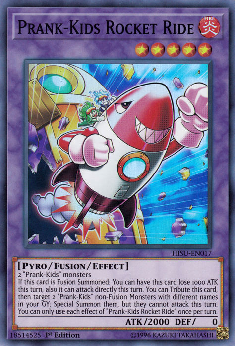 Prank-Kids Rocket Ride [HISU-EN017] Super Rare | Jomio and Rueliete's Cards and Comics