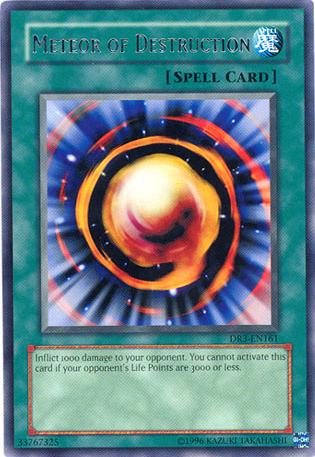 Meteor of Destruction [DR3-EN161] Rare | Jomio and Rueliete's Cards and Comics