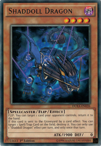 Shaddoll Dragon [DUEA-EN026] Rare | Jomio and Rueliete's Cards and Comics