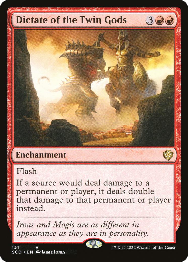 Dictate of the Twin Gods [Starter Commander Decks] | Jomio and Rueliete's Cards and Comics