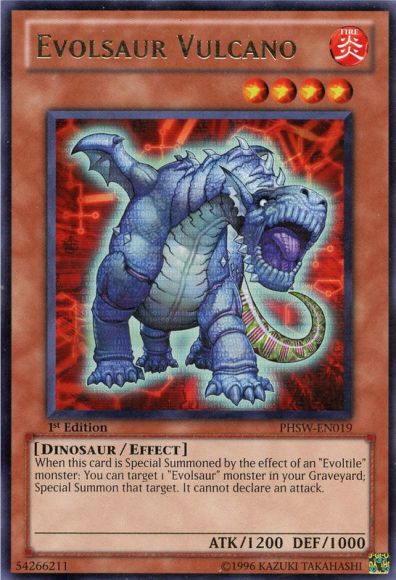 Evolsaur Vulcano [PHSW-EN019] Rare | Jomio and Rueliete's Cards and Comics