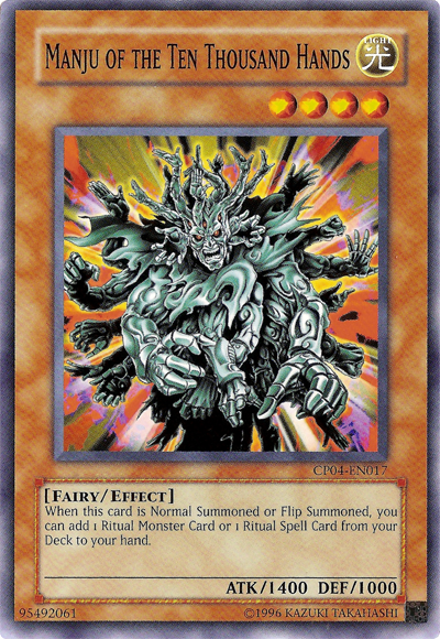 Manju of the Ten Thousand Hands [CP04-EN017] Common | Jomio and Rueliete's Cards and Comics