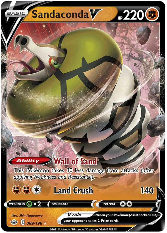 Sandaconda V (089/198) [Sword & Shield: Chilling Reign] | Jomio and Rueliete's Cards and Comics