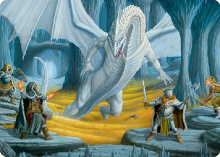 Cave of the Frost Dragon Art Card [Dungeons & Dragons: Adventures in the Forgotten Realms Art Series] | Jomio and Rueliete's Cards and Comics