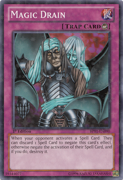 Magic Drain [BP01-EN090] Starfoil Rare | Jomio and Rueliete's Cards and Comics