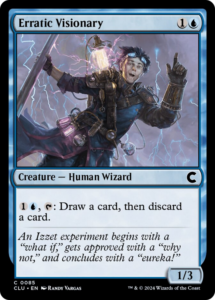 Erratic Visionary [Ravnica: Clue Edition] | Jomio and Rueliete's Cards and Comics