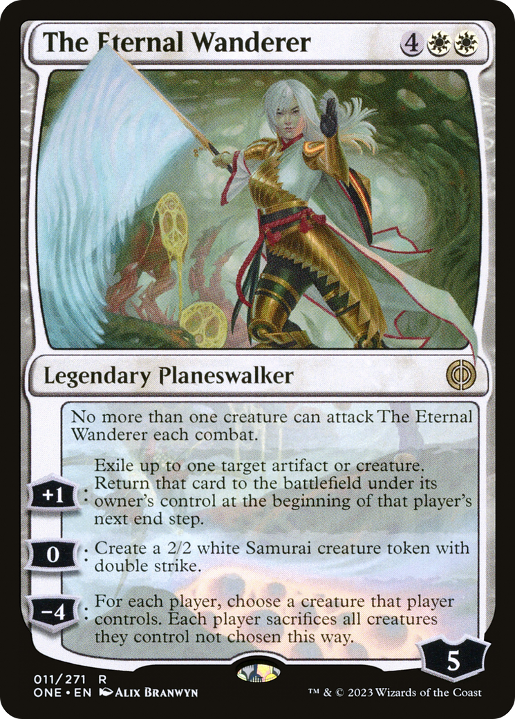 The Eternal Wanderer [Phyrexia: All Will Be One] | Jomio and Rueliete's Cards and Comics