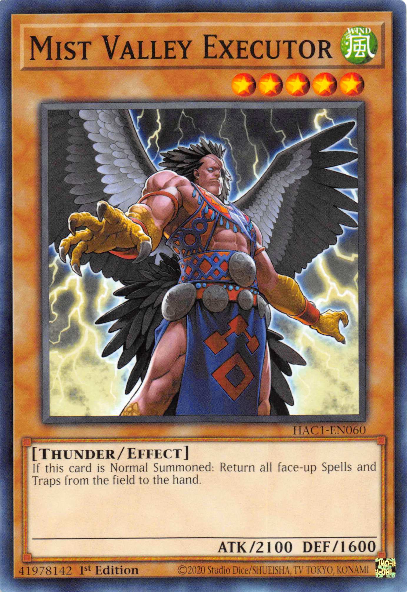 Mist Valley Executor [HAC1-EN060] Common | Jomio and Rueliete's Cards and Comics