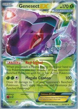 Genesect EX (11/101) (Emerald King - Andrew Estrada) [World Championships 2014] | Jomio and Rueliete's Cards and Comics