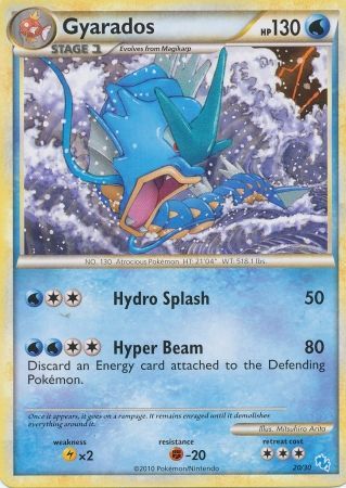 Gyarados (20/30) [HeartGold & SoulSilver: Trainer Kit - Gyarados] | Jomio and Rueliete's Cards and Comics