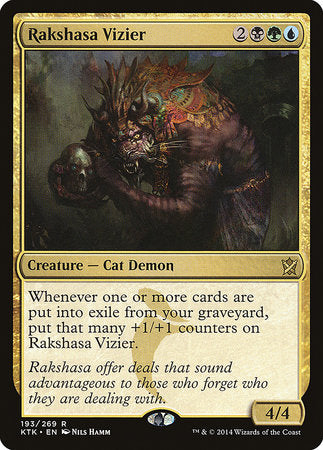 Rakshasa Vizier [Khans of Tarkir] | Jomio and Rueliete's Cards and Comics