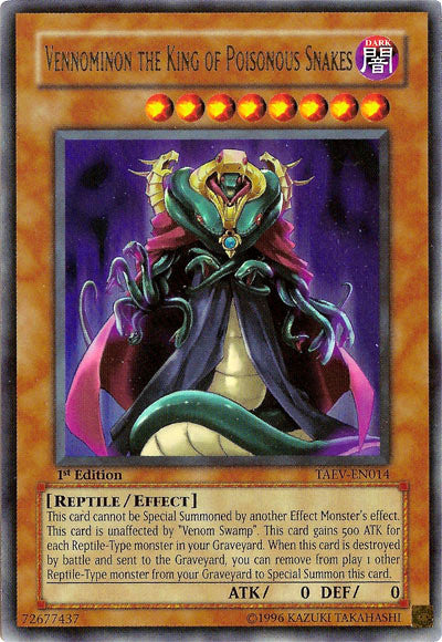 Vennominon the King of Poisonous Snakes [TAEV-EN014] Ultra Rare | Jomio and Rueliete's Cards and Comics