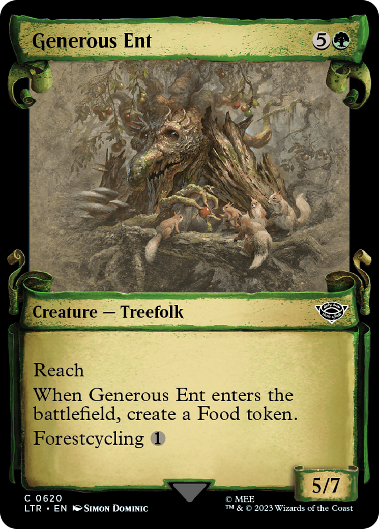 Generous Ent [The Lord of the Rings: Tales of Middle-Earth Showcase Scrolls] | Jomio and Rueliete's Cards and Comics