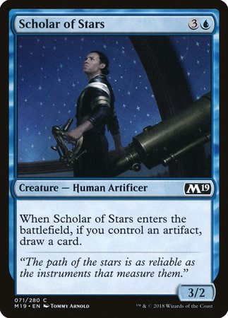 Scholar of Stars [Core Set 2019] | Jomio and Rueliete's Cards and Comics