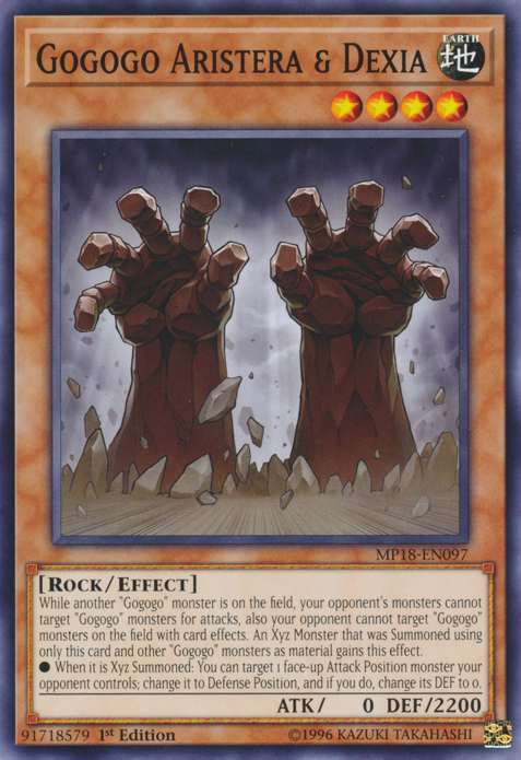 Gogogo Aristera & Dexia [MP18-EN097] Common | Jomio and Rueliete's Cards and Comics