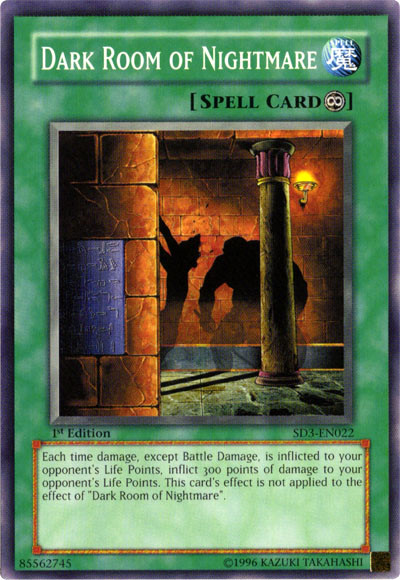 Dark Room of Nightmare [SD3-EN022] Common | Jomio and Rueliete's Cards and Comics