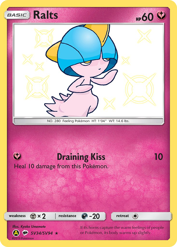 Ralts (SV34/SV94) [Sun & Moon: Hidden Fates - Shiny Vault] | Jomio and Rueliete's Cards and Comics