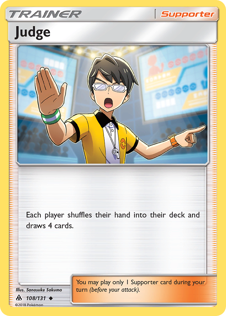 Judge (108/131) [Sun & Moon: Forbidden Light] | Jomio and Rueliete's Cards and Comics
