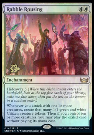 Rabble Rousing [Streets of New Capenna Prerelease Promos] | Jomio and Rueliete's Cards and Comics