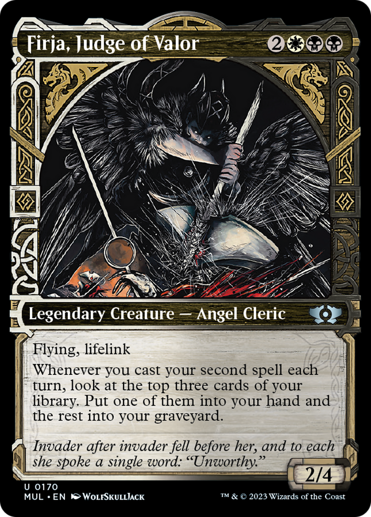 Firja, Judge of Valor (Halo Foil) [Multiverse Legends] | Jomio and Rueliete's Cards and Comics