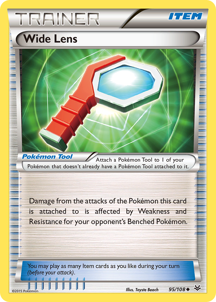 Wide Lens (95/108) [XY: Roaring Skies] | Jomio and Rueliete's Cards and Comics
