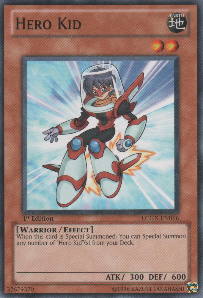 Hero Kid [LCGX-EN016] Common | Jomio and Rueliete's Cards and Comics