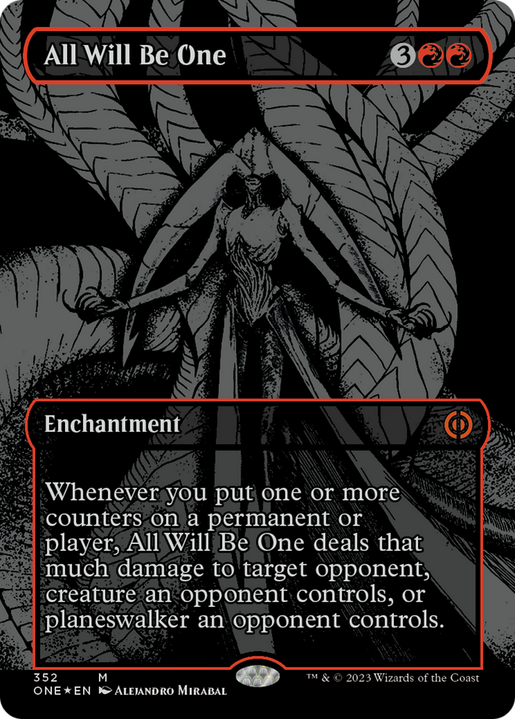 All Will Be One (Oil Slick Raised Foil) [Phyrexia: All Will Be One] | Jomio and Rueliete's Cards and Comics