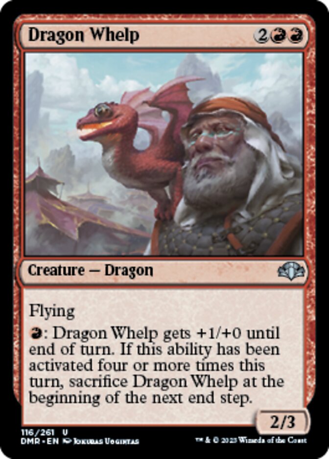 Dragon Whelp [Dominaria Remastered] | Jomio and Rueliete's Cards and Comics