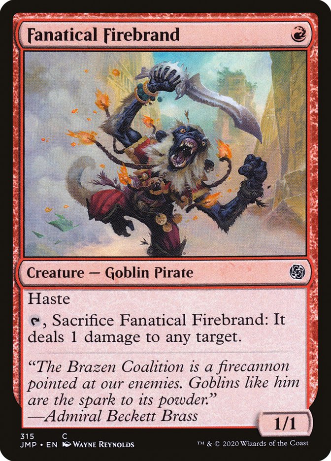 Fanatical Firebrand [Jumpstart] | Jomio and Rueliete's Cards and Comics