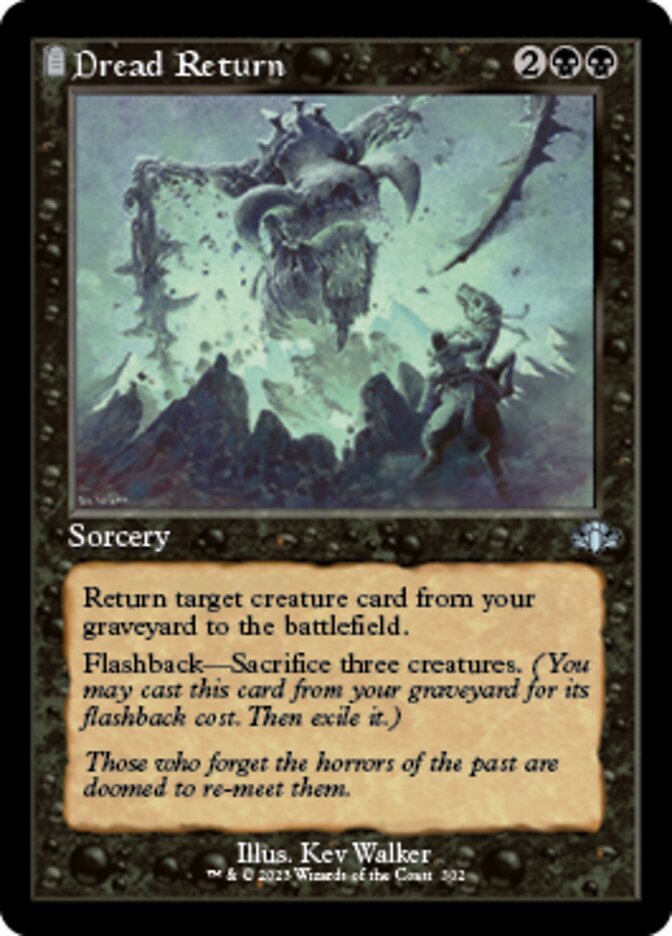 Dread Return (Retro) [Dominaria Remastered] | Jomio and Rueliete's Cards and Comics