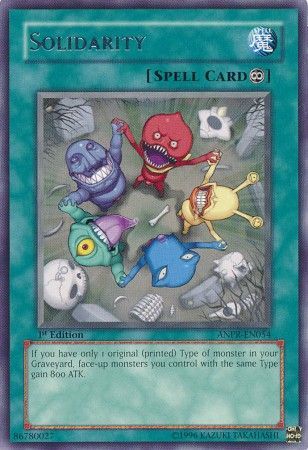 Solidarity [ANPR-EN054] Rare | Jomio and Rueliete's Cards and Comics
