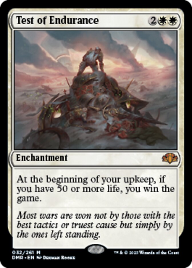 Test of Endurance [Dominaria Remastered] | Jomio and Rueliete's Cards and Comics