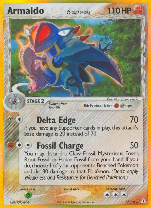 Armaldo (1/110) (Delta Species) [EX: Holon Phantoms] | Jomio and Rueliete's Cards and Comics