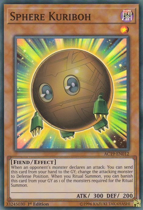 Sphere Kuriboh [AC19-EN012] Super Rare | Jomio and Rueliete's Cards and Comics