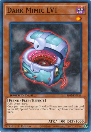 Dark Mimic LV1 [SS05-ENA18] Common | Jomio and Rueliete's Cards and Comics