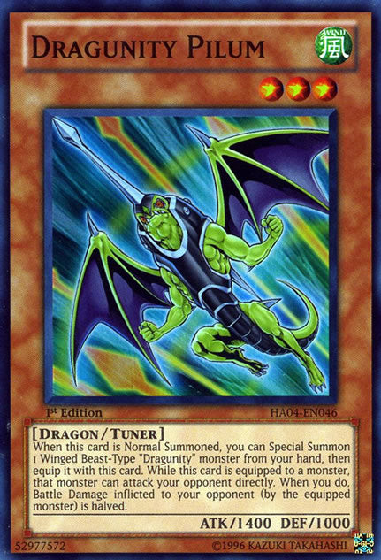 Dragunity Pilum [HA04-EN046] Super Rare | Jomio and Rueliete's Cards and Comics