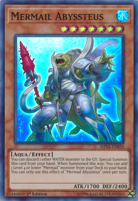 Mermail Abyssteus [SHVA-EN039] Super Rare | Jomio and Rueliete's Cards and Comics