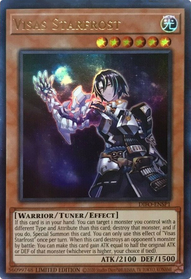 Visas Starfrost [DIFO-ENSP1] Ultra Rare | Jomio and Rueliete's Cards and Comics