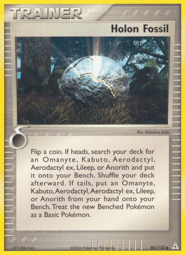 Holon Fossil (86/110) [EX: Holon Phantoms] | Jomio and Rueliete's Cards and Comics