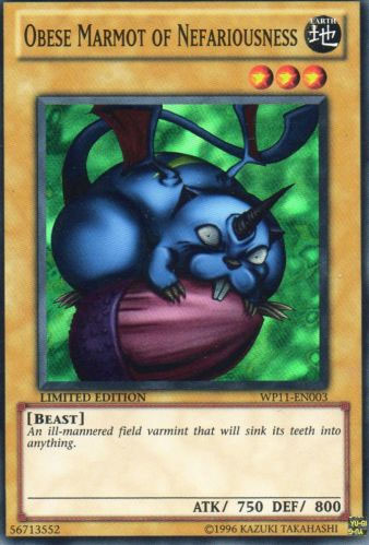 Obese Marmot of Nefariousness [WP11-EN003] Super Rare | Jomio and Rueliete's Cards and Comics
