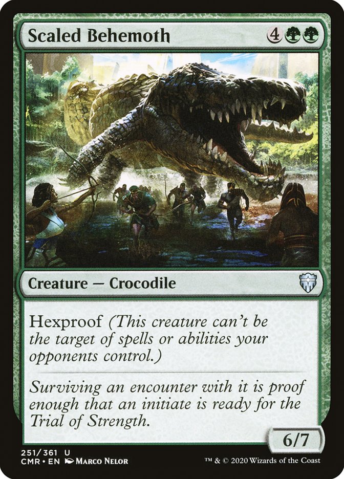 Scaled Behemoth [Commander Legends] | Jomio and Rueliete's Cards and Comics