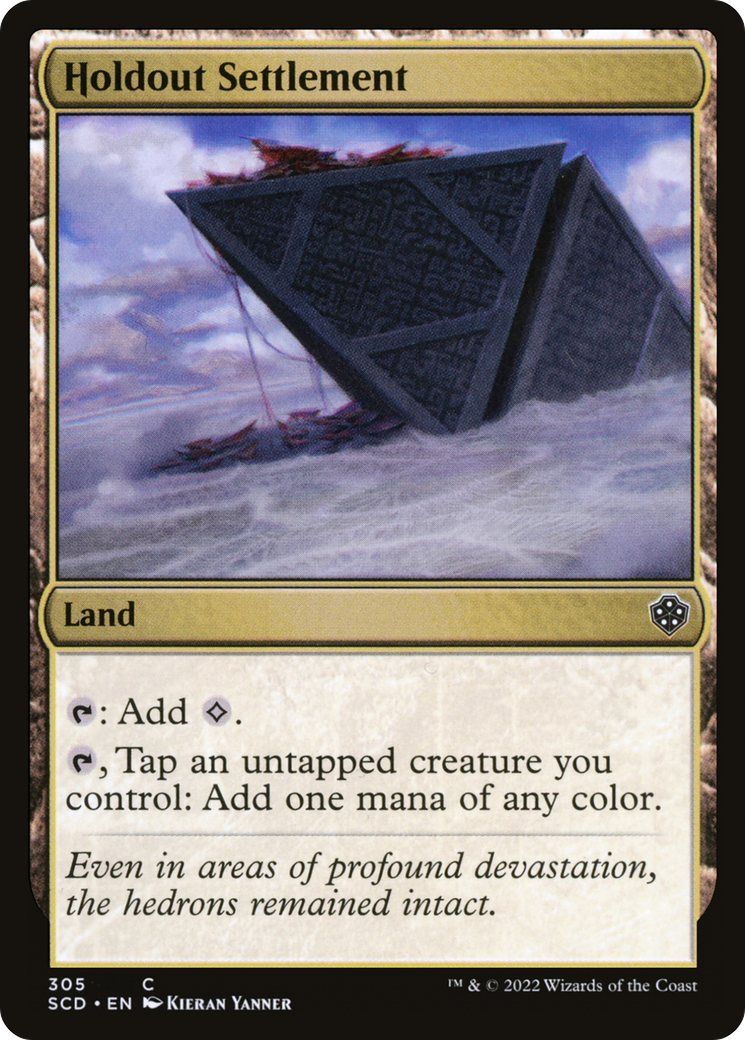 Holdout Settlement [Starter Commander Decks] | Jomio and Rueliete's Cards and Comics
