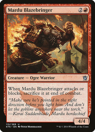 Mardu Blazebringer [Khans of Tarkir] | Jomio and Rueliete's Cards and Comics