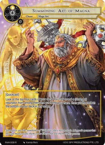 Summoning Art of Magna (Full Art) (PofA-008) [Alice Origin IV: Prologue of Attoractia] | Jomio and Rueliete's Cards and Comics