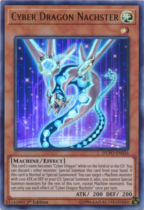 Cyber Dragon Nachster [DUPO-EN036] Ultra Rare | Jomio and Rueliete's Cards and Comics