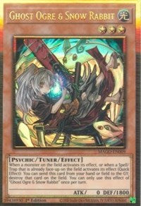 Ghost Ogre & Snow Rabbit (Alternate Art) [MAGO-EN009] Gold Rare | Jomio and Rueliete's Cards and Comics