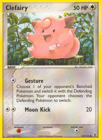 Clefairy (59/112) [EX: FireRed & LeafGreen] | Jomio and Rueliete's Cards and Comics