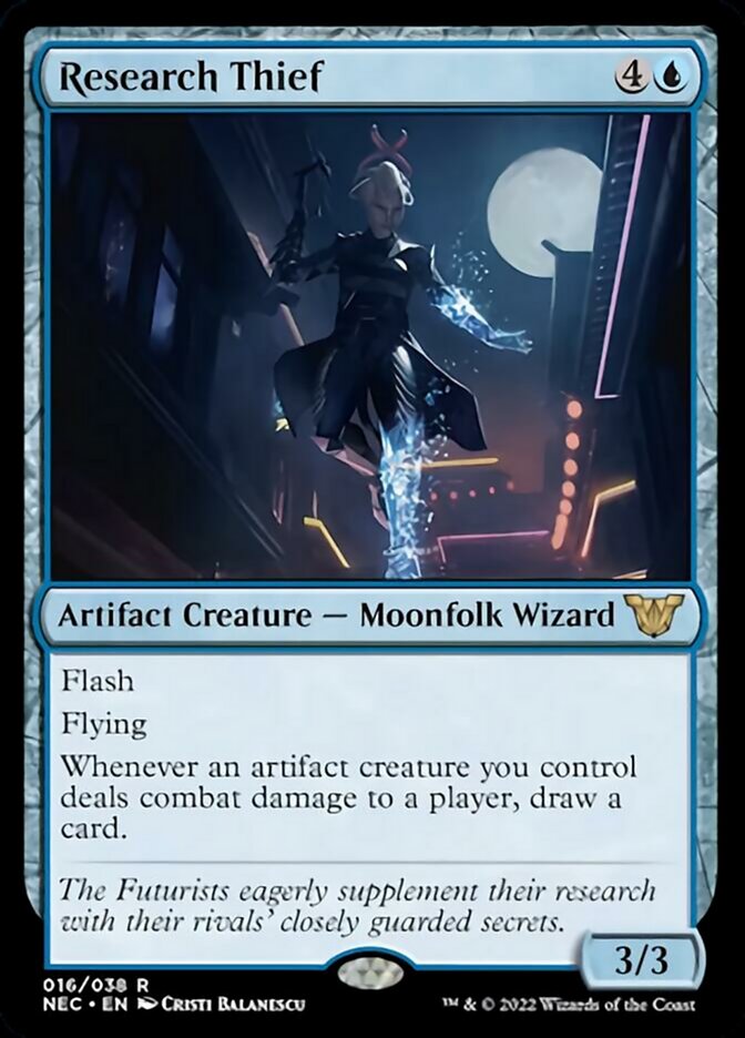 Research Thief [Kamigawa: Neon Dynasty Commander] | Jomio and Rueliete's Cards and Comics